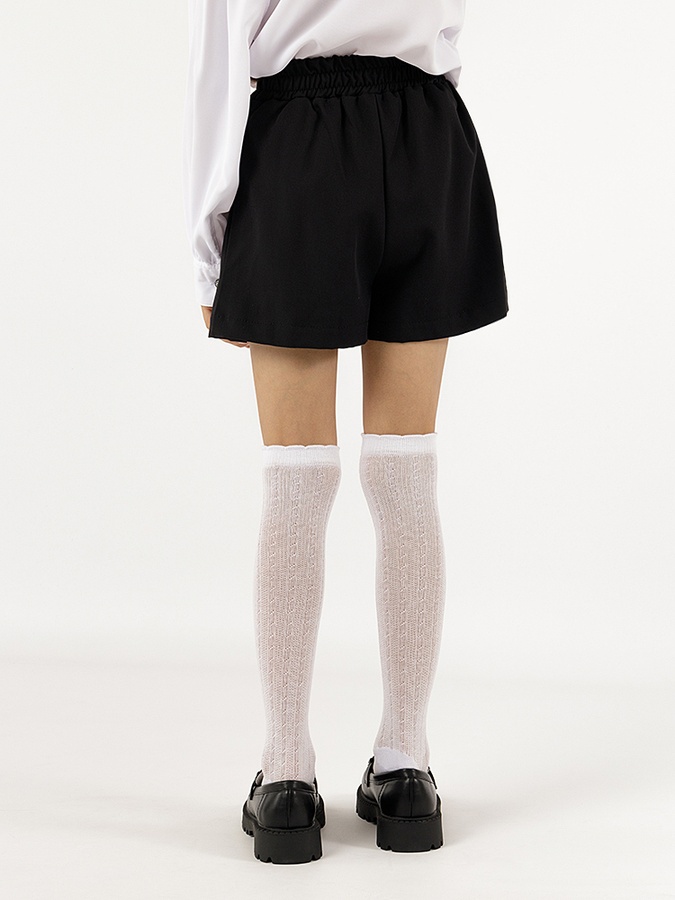 Юбка-шорты для девочки 128 цвет черный ЦБ-00229325 SKT000931970 фото