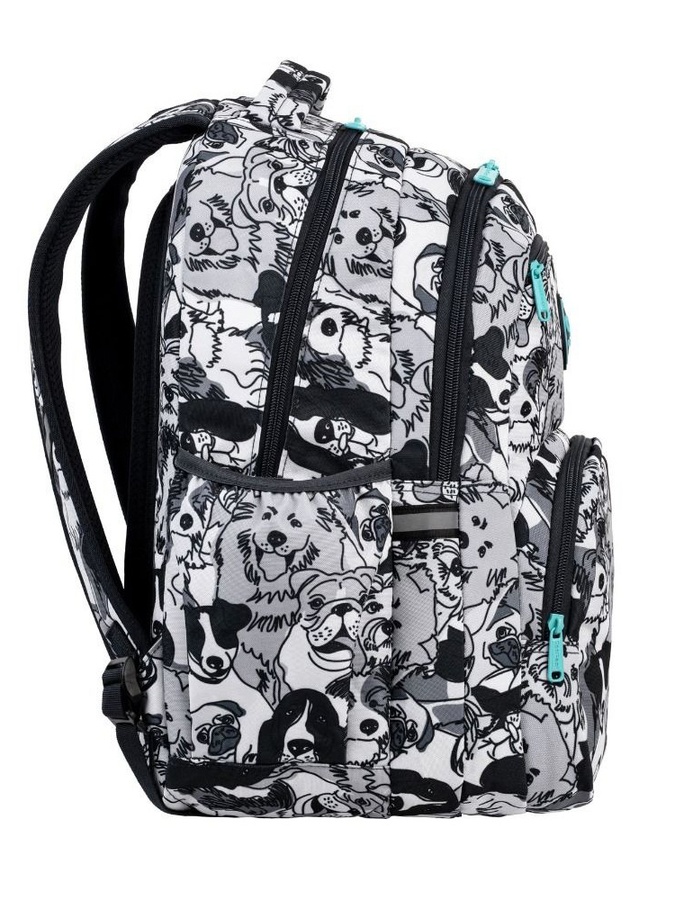 Рюкзак для мальчиков PICK DOGS PLANET цвет черно-белый ЦБ-00226843 SKT000925005 фото