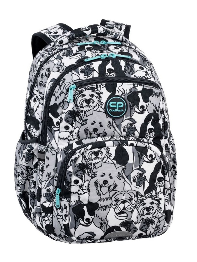 Рюкзак для мальчиков PICK DOGS PLANET цвет черно-белый ЦБ-00226843 SKT000925005 фото