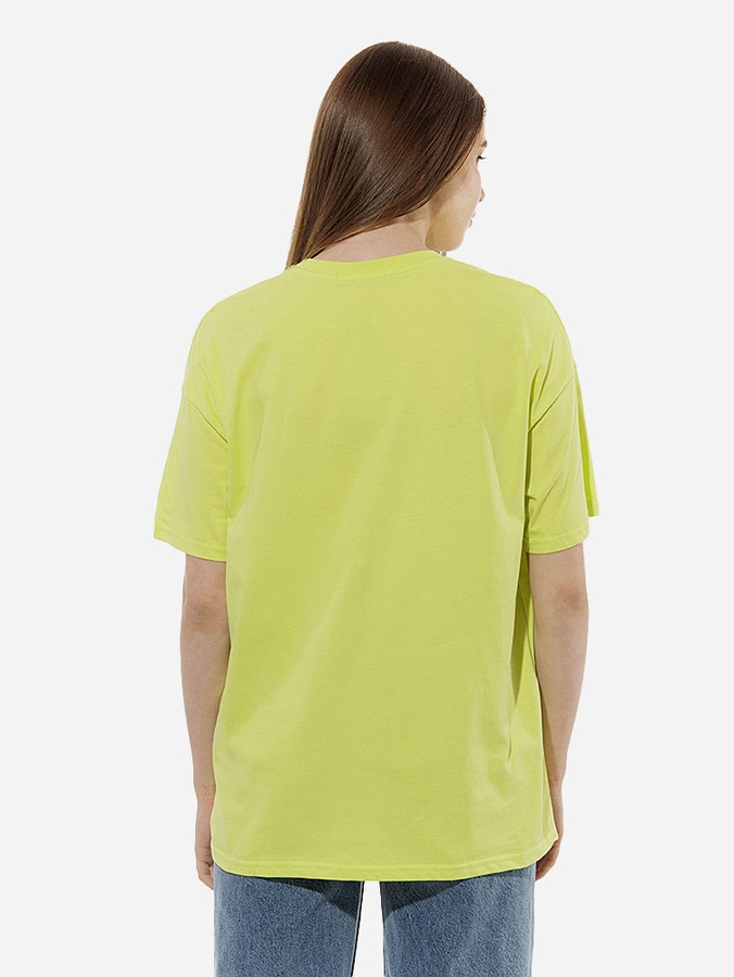 Жіноча футболка оверсайз 42 колір лимонний ЦБ-00218103 SKT000903917 фото