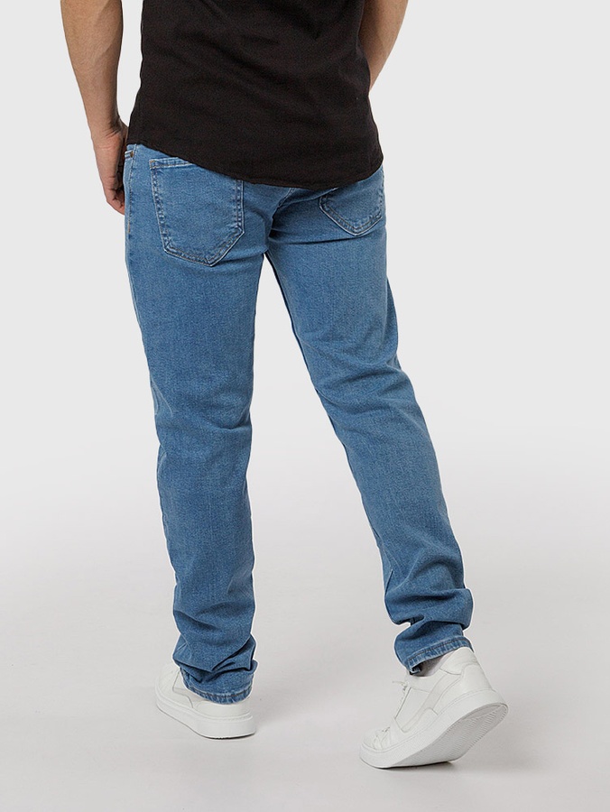 Мужские джинсы слим 50 цвет голубой ЦБ-00218799 SKT000905371 фото