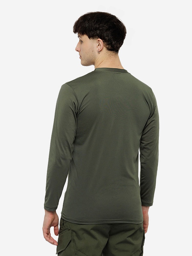 Мужская тактическая футболка с длинным рукавом 44 цвет хаки ЦБ-00215128 SKT000897921 фото