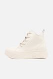 Женские ботинки на плоской подошве цвет молочный 36 ЦБ-00254728 фото