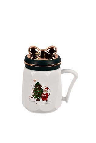 Новогодняя чашка "New Year" с закручивающейся крышкой ЦБ-00286403 фото