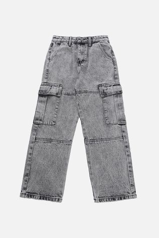 Джинсы baggy для мальчика цвет серый 146 ЦБ-00290469 фото
