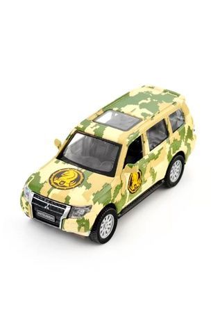 Автомодель серии "Шевроны Героев" - MITSUBISHI PAJERO 4WD TURBO - "47 ОМБр" TECHNODRIVE 250361M ЦБ-00251375 фото
