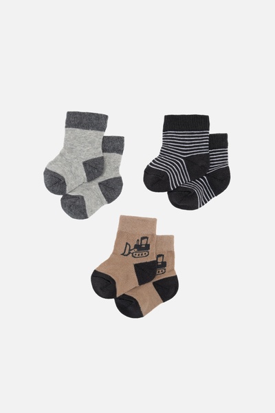 Набір шкарпеток для хлопчика 17-19 колір різнокольоровий ЦБ-00254921 SKT001006194 фото