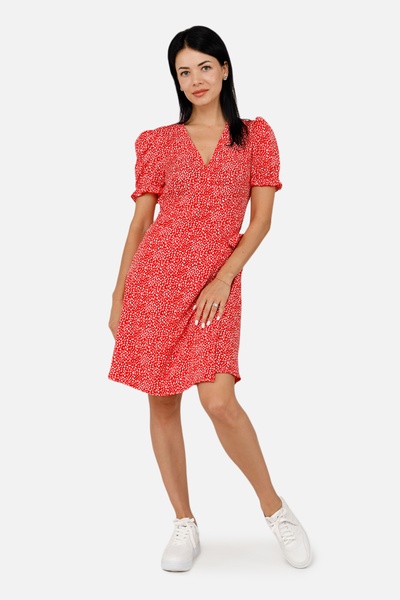 Женское платье 48 цвет красный ЦБ-00252876 SKT001000534 фото