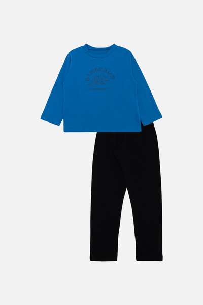 Піжама з довгим рукавом для хлопчика 116 колір синій ЦБ-00246982 SKT000985840 фото
