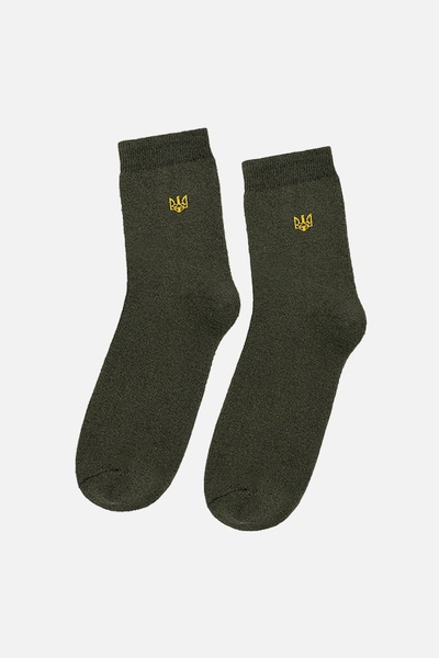 Чоловічі шкарпетки 40-42 колір хакі ЦБ-00204433 SKT000876212 фото