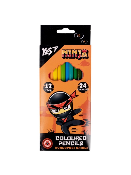 Олівці кольорові "Ninja" колір різнокольоровий ЦБ-00223505 SKT000917604 фото
