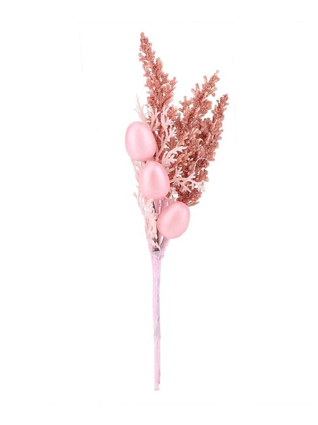 Декоративна гілочка «Великодній ранок», 24 см колір рожевий ЦБ-00216842 SKT000901493 фото