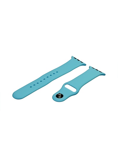 Ремінець силіконовий для Apple Watch Sport Band 38/ 40/ 41 колір блакитний ЦБ-00230839 SKT000935585 фото