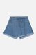 Джинсові шорти-спідниця для дівчинки 164 колір блакитний ЦБ-00243529 SKT000968321 фото 1