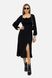 Жіноча сукня з довгим рукавом 48 колір чорний ЦБ-00245802 SKT000982814 фото 2