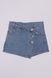 Джинсовые шорты для девочки 152 цвет голубой ЦБ-00187524 SKT000835154 фото 1