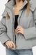 Жіноча куртка 50 колір сірий ЦБ-00238358 SKT000956293 фото 4