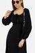 Жіноча сукня з довгим рукавом 48 колір чорний ЦБ-00245802 SKT000982814 фото 4