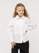 Сорочка з довгим рукавом для дівчинки 146 колір білий ЦБ-00221714 SKT000913463 фото 1