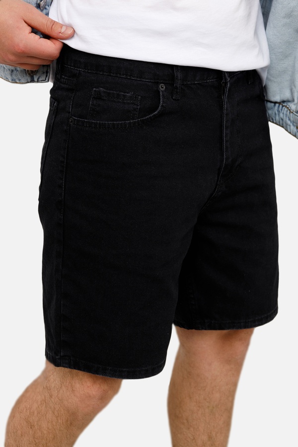Чоловічі джинсові шорти carrot 52 колір чорний ЦБ-00249883 SKT000992198 фото