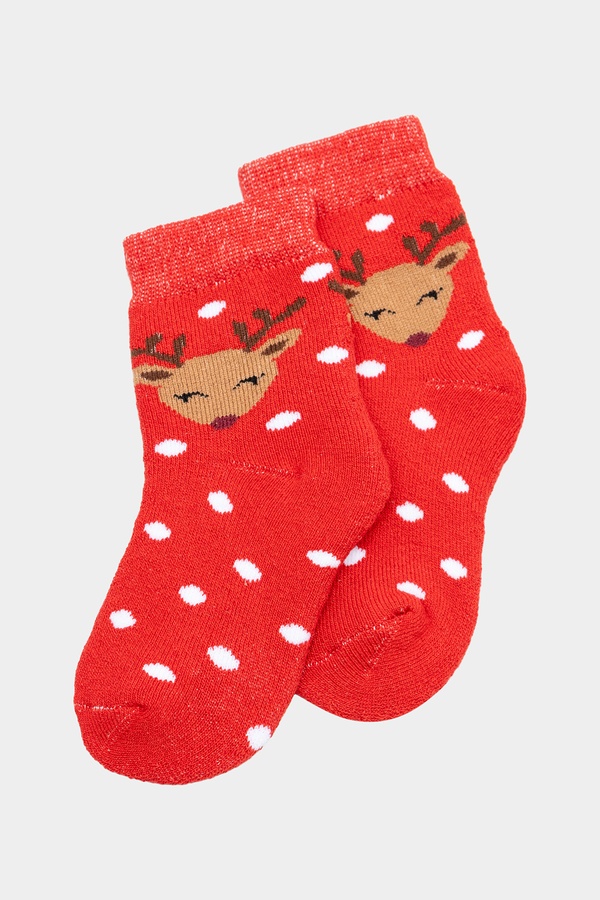 Шкарпетки для дівчинки 21-22 колір червоний ЦБ-00231994 SKT000937629 фото