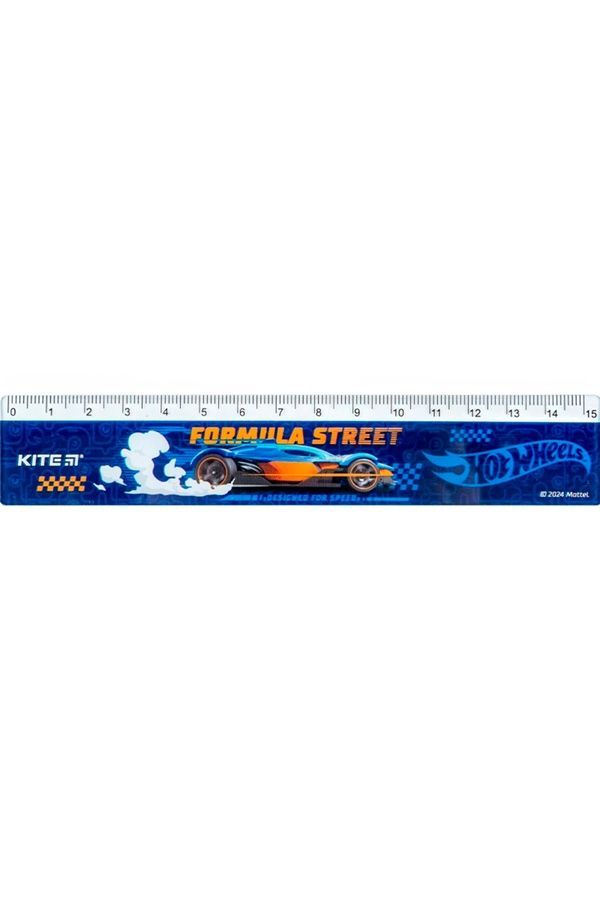 Лінійка пластикова Kite Hot Wheels KITE HW24-090 ЦБ-00255240 фото