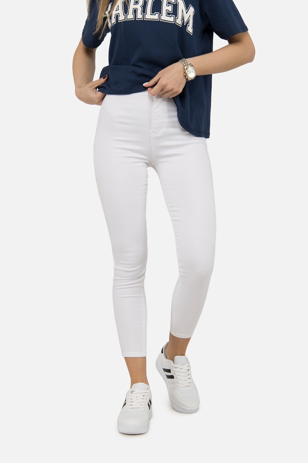 Жіночі джинси-slim 38 колір білий ЦБ-00250961 SKT000994845 фото