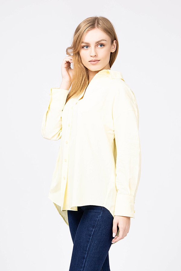 Рубашка женская 46 цвет желтый ЦБ-00174738 SKT000584703 фото