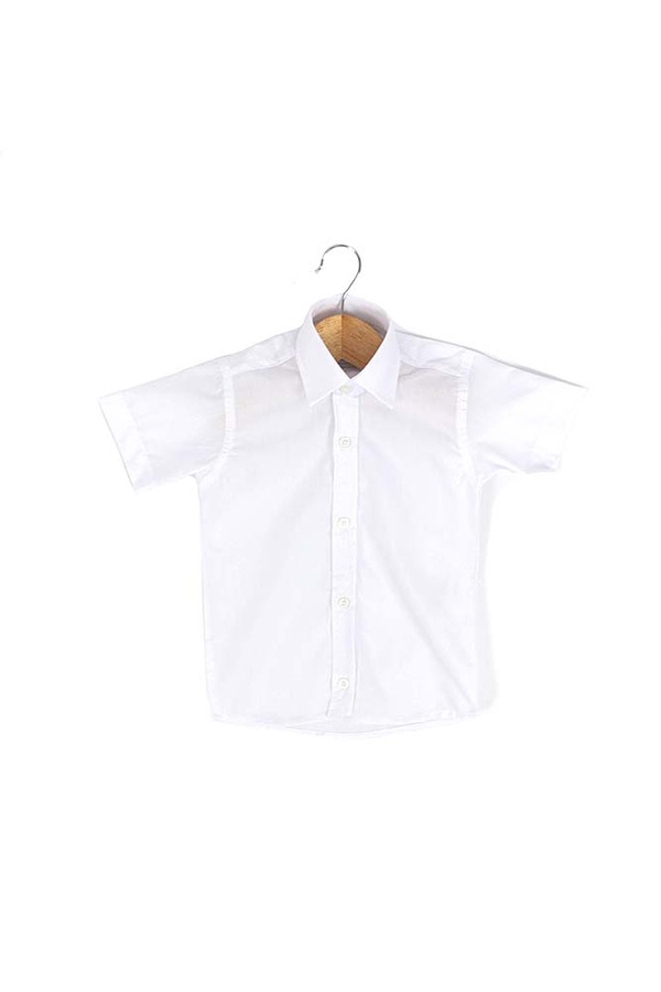 Рубашка на мальчика 116 цвет белый ЦБ-00162621 SKT000551670 фото