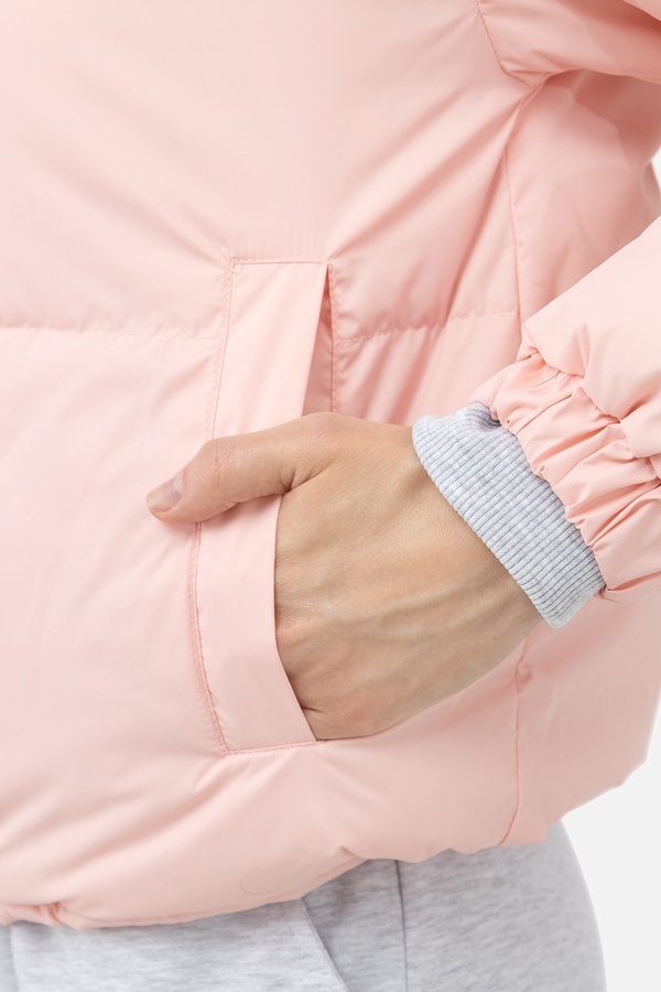 Женская куртка 50 цвет розовый ЦБ-00238353 SKT000956273 фото
