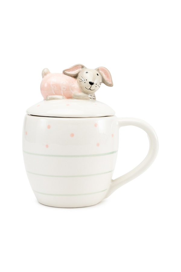 Кружка - "Чаювання з кроликом" колір білий ЦБ-00243842 SKT000969539 фото