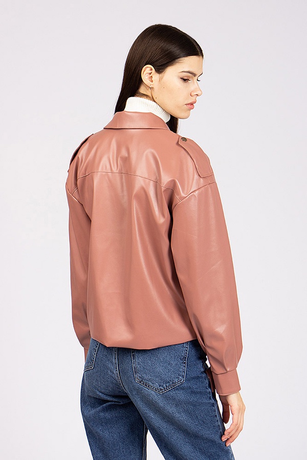 Куртка жіноча 42 колір пудровий ЦБ-00176534 SKT000589402 фото