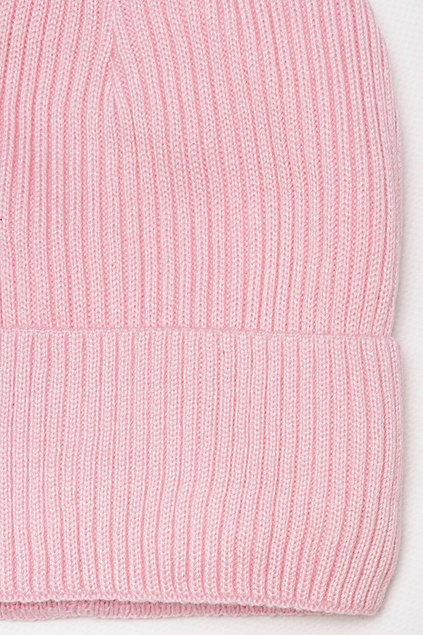 Шапка на дівчинку 52-54 колір рожевий ЦБ-00201760 SKT000871197 фото