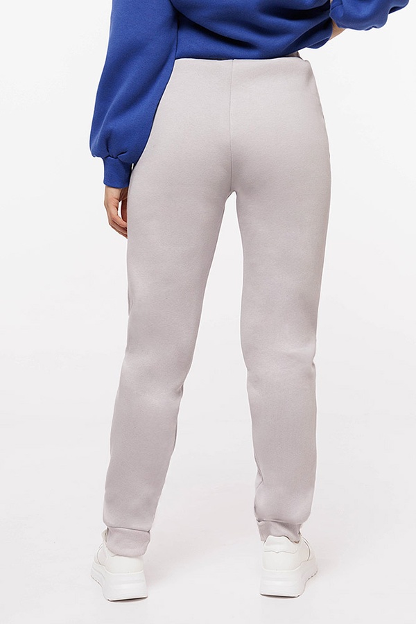 Жіночі спортивні штани 42 колір світло-сірий ЦБ-00198135 SKT000863014 фото