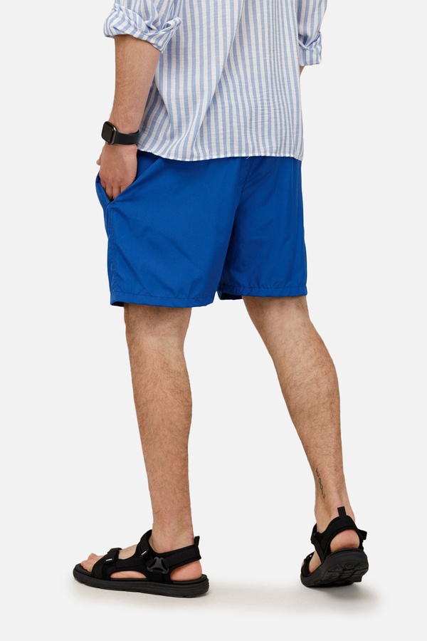 Чоловічі пляжні шорти 44 колір синій ЦБ-00250603 SKT000993741 фото