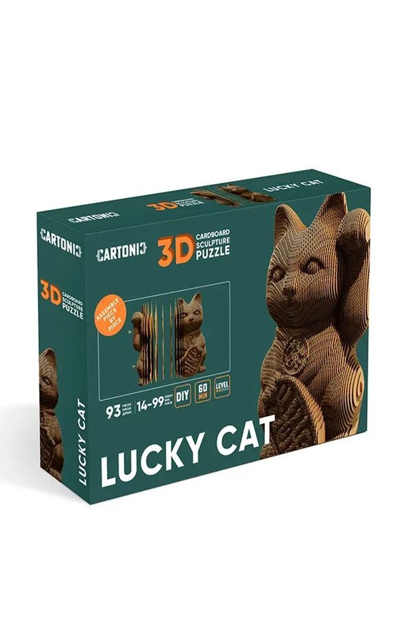 Картонный конструктор "Cartonic 3D Puzzle Lucky cat" Cartonic CARTLUCK ЦБ-00261035 фото