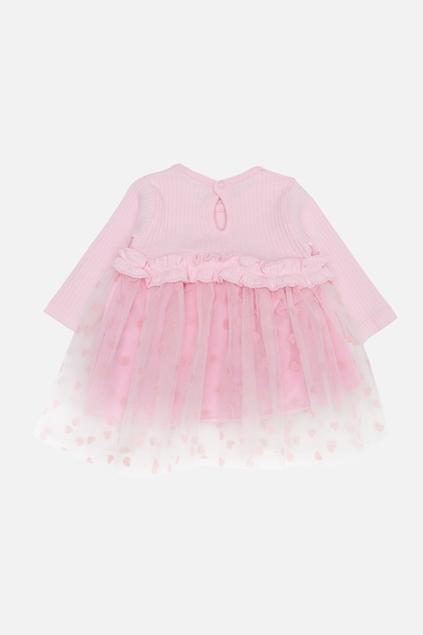 Платье с повязкой для девочки 80 цвет розовый ЦБ-00243076 SKT000966901 фото