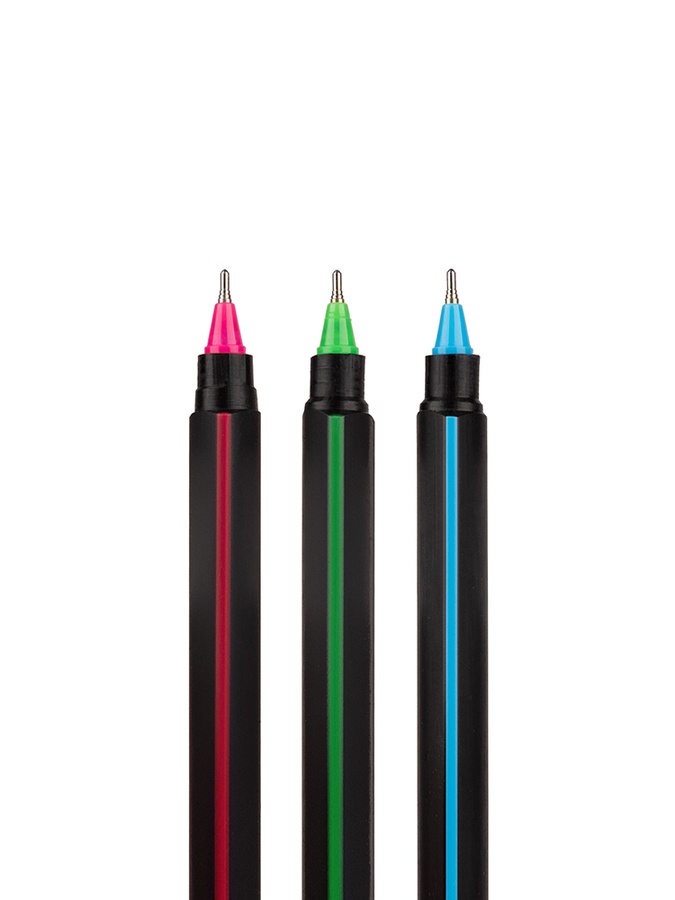 Ручка масляна "Triangular Black" цвет разноцветный ЦБ-00222758 SKT000915846 фото