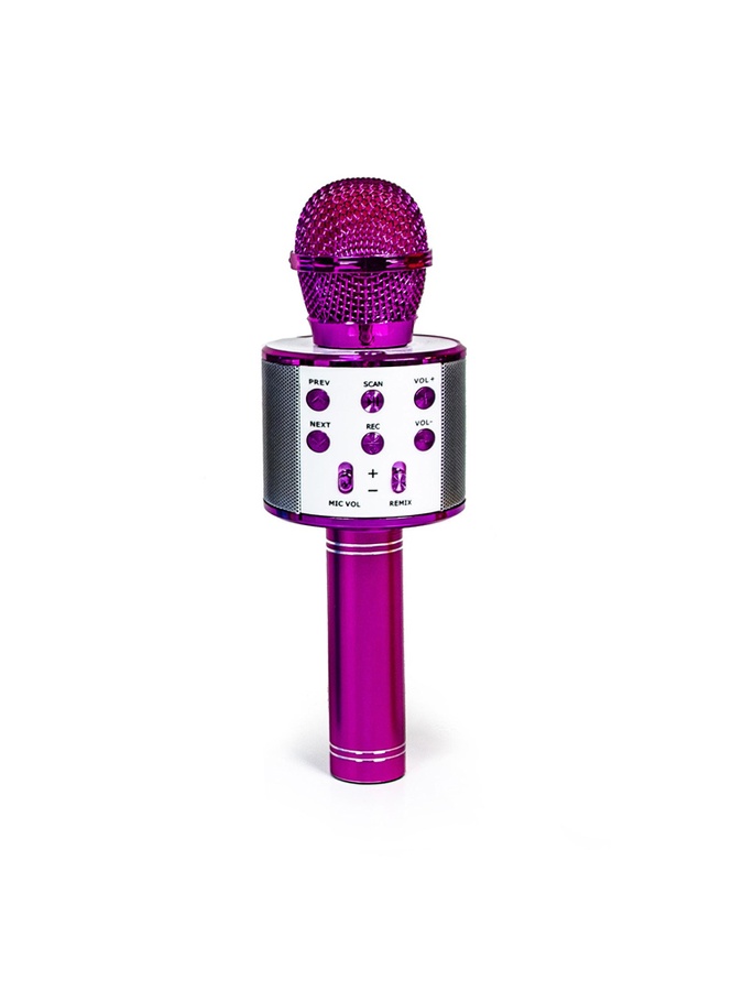 Беспроводной караоке-микрофон цвет розовый ЦБ-00158167 SKT000535806 фото