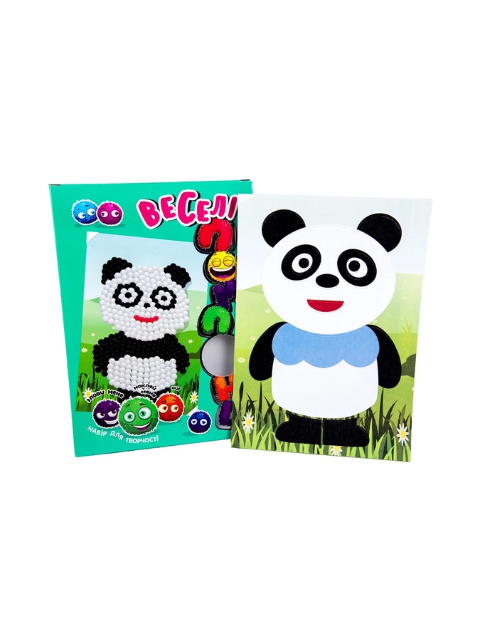 Набір для творчості "Веселі помпони - панда" колір різнокольоровий ЦБ-00197367 SKT000861018 фото