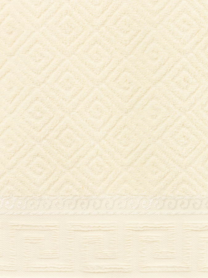 Рушник махровий YENI GREAK колір молочний ЦБ-00220984 SKT000911314 фото
