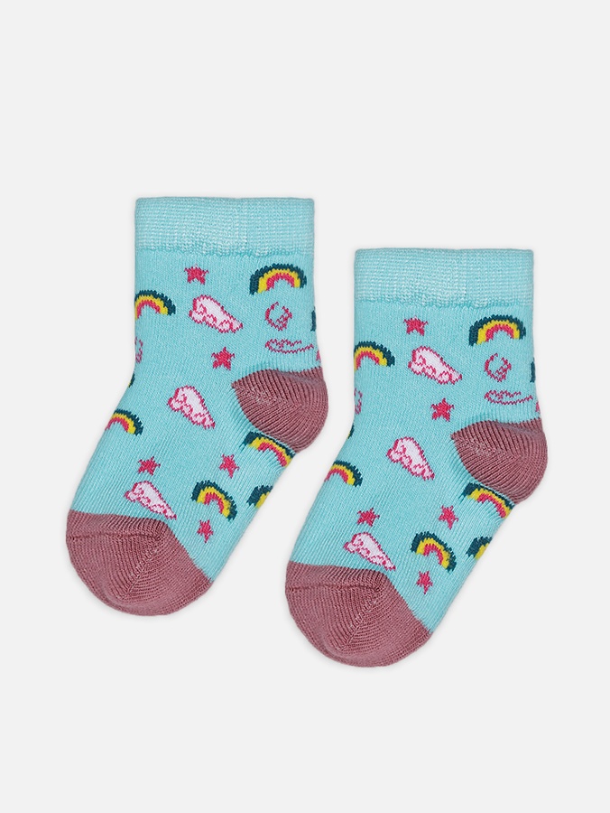 Шкарпетки для дівчинки 20-21 колір м'ятний ЦБ-00229864 SKT000933347 фото