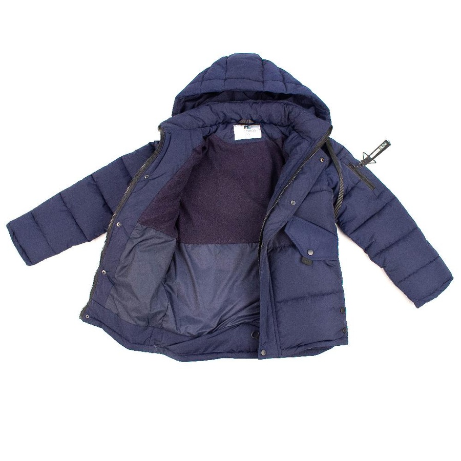 Куртка зимняя длинная синяя на мальчика 128 цвет синий ЦБ-00142220 SKT000496317 фото