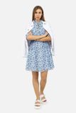 Жіноча сукня з довгим рукавом 42 колір блакитний ЦБ-00243040 SKT000966618 фото