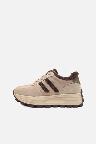 Кроссовки женские цвет бежевый 40 ЦБ-00275324 фото
