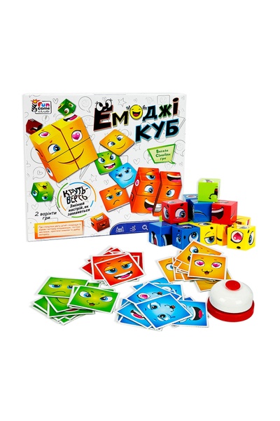 Настольная игра "Эмоджи куб" цвет разноцветный ЦБ-00250443 SKT000993161 фото