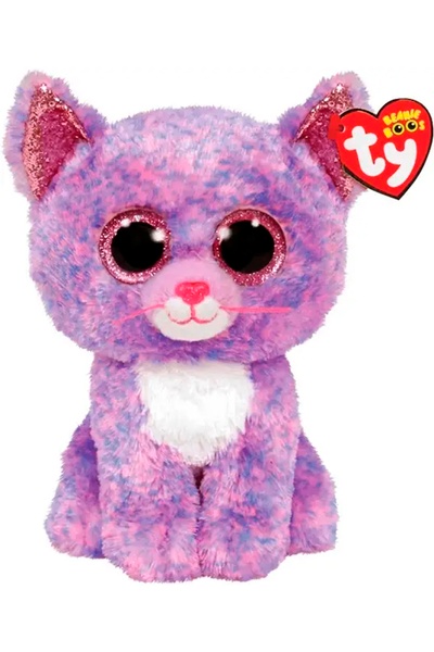 Дитяча іграшка м’яконабивна - Кіт "CASSIDY" колір фіолетовий ЦБ-00251741 SKT000997330 фото