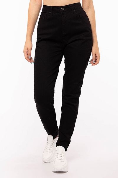 Женские джинсы цвет черный ЦБ-00197034 SKT000860430 фото