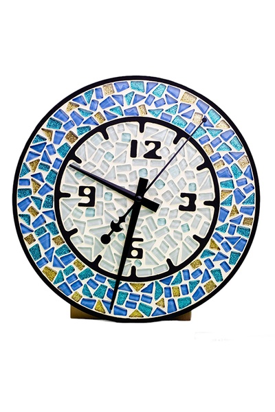 Набор для творчества «Хрустальное стекло мозаика. Часы" цвет разноцветный ЦБ-00236339 SKT000952080 фото