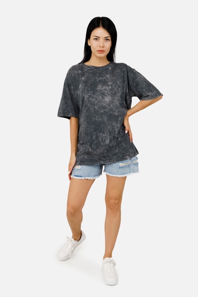 Жіноча футболка з коротким рукавом 48 колір сірий ЦБ-00253753
